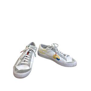 Nike Flyleather Blazer Low Mayumi Yamase Mens Sneakers White Size 9.5 SKU8188